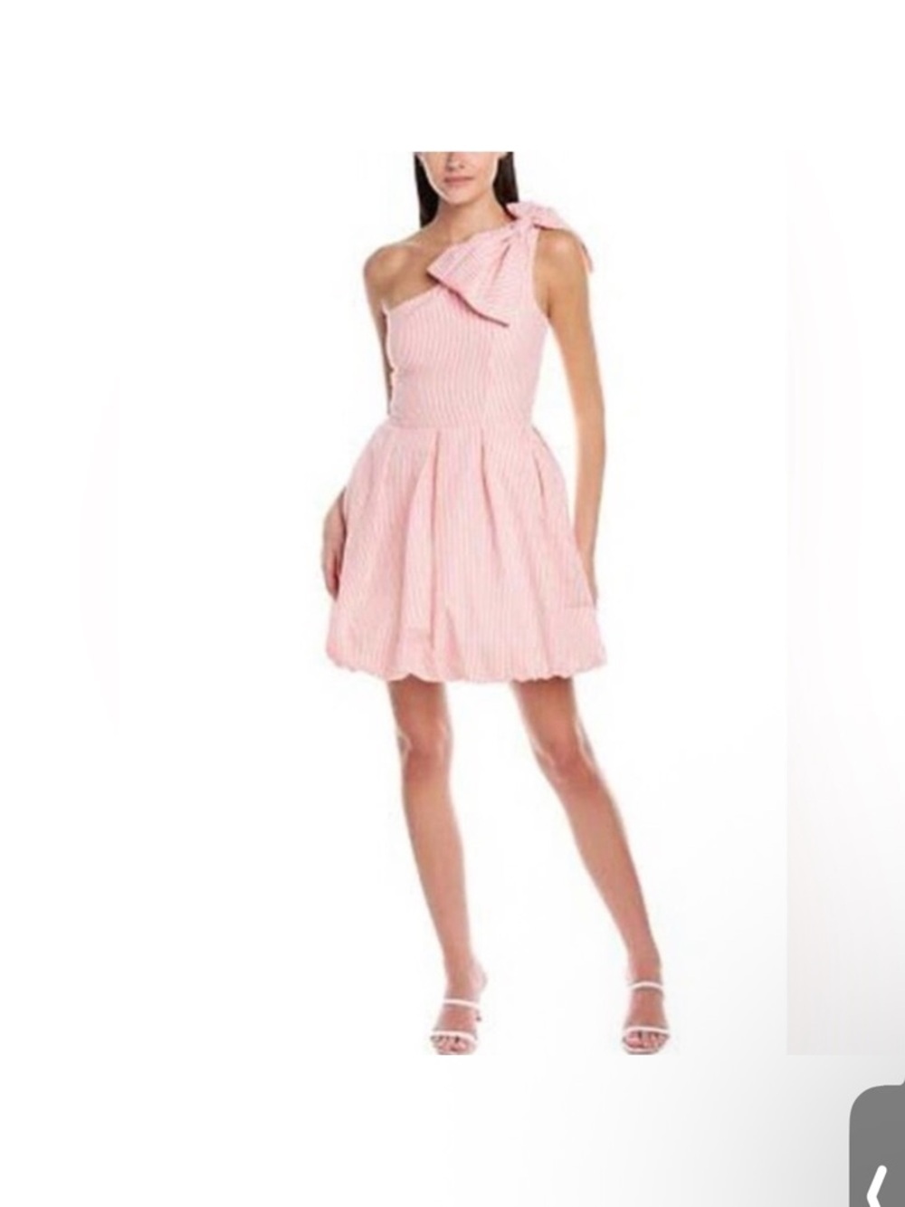 HUTCH one shoulder Magnolia
Bow Dress in Coral Stripe
Seersucker size 4